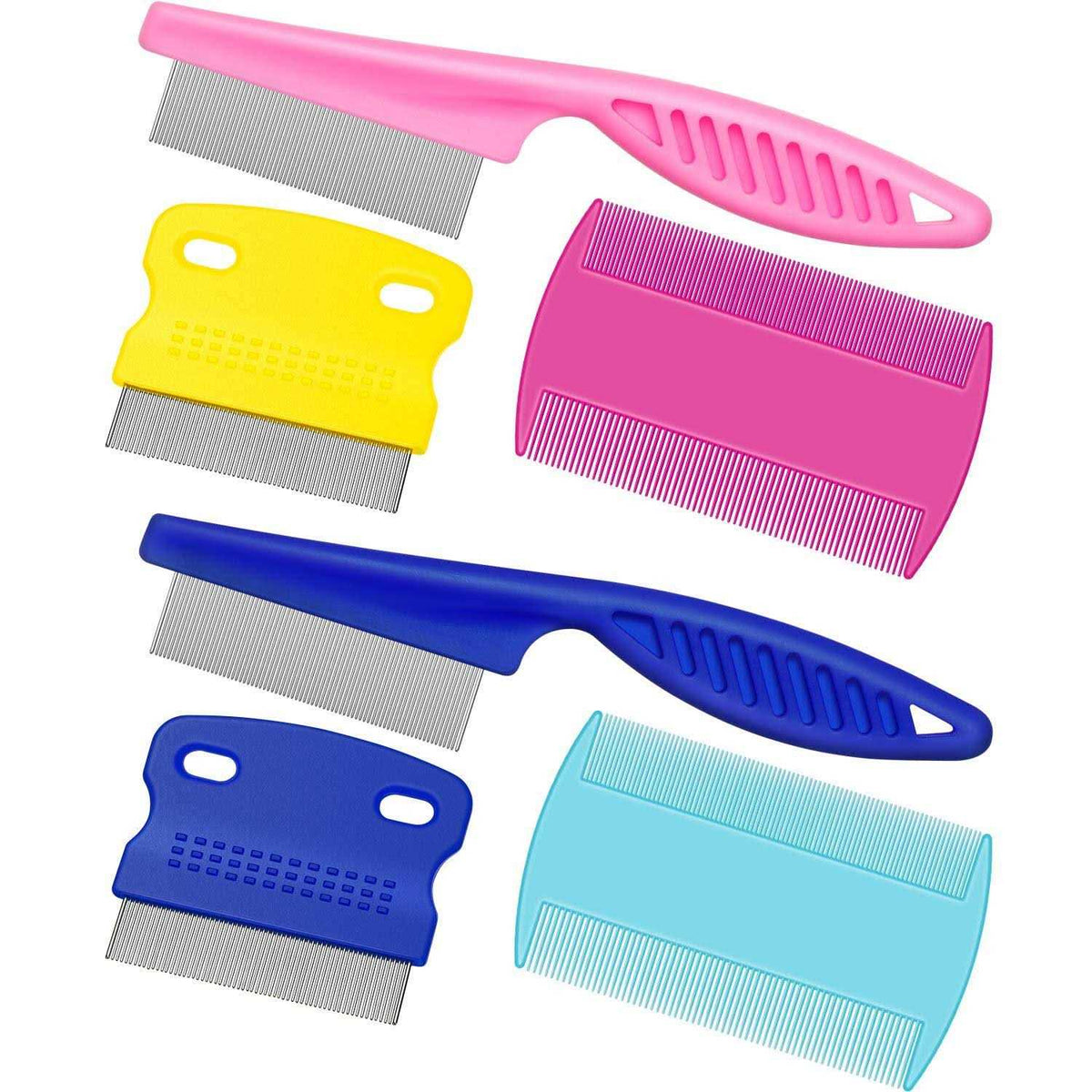 6 Pieces Pet Grooming Flea Combs W581