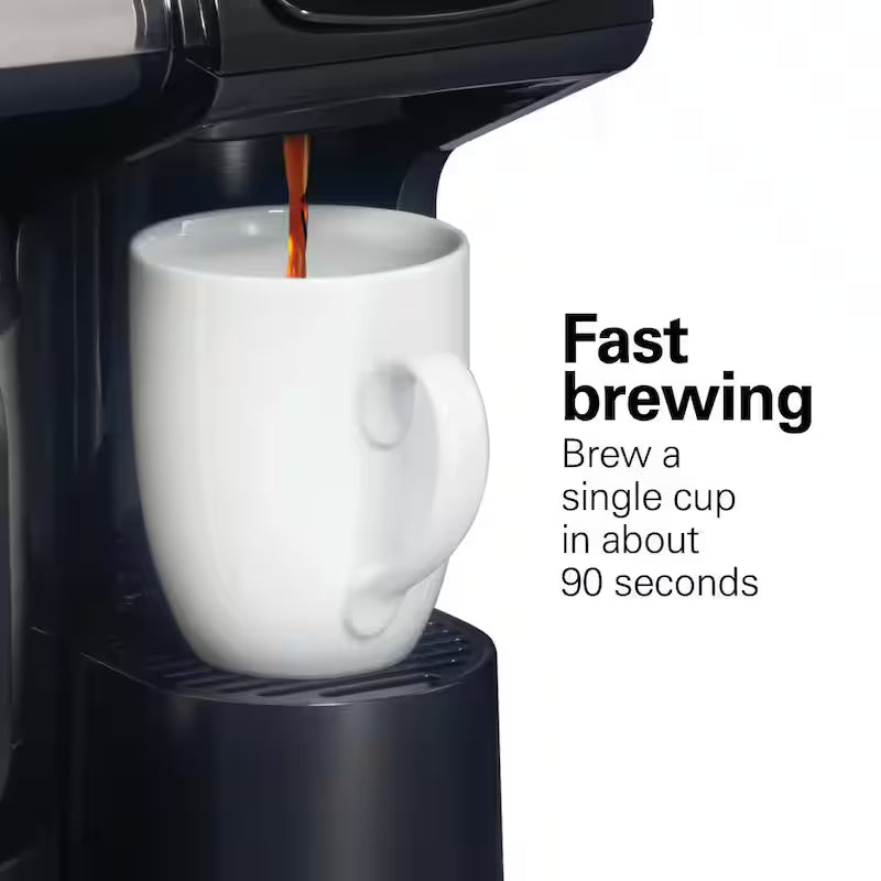 12-Cup Black and Stainless Steel Coffee Maker with Thermal Carafe C192