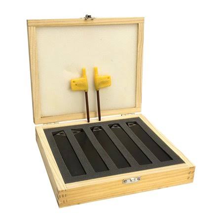 5 PC 3/4 inch Carbide Insert and Turning Tooling Bit Holder Set G754