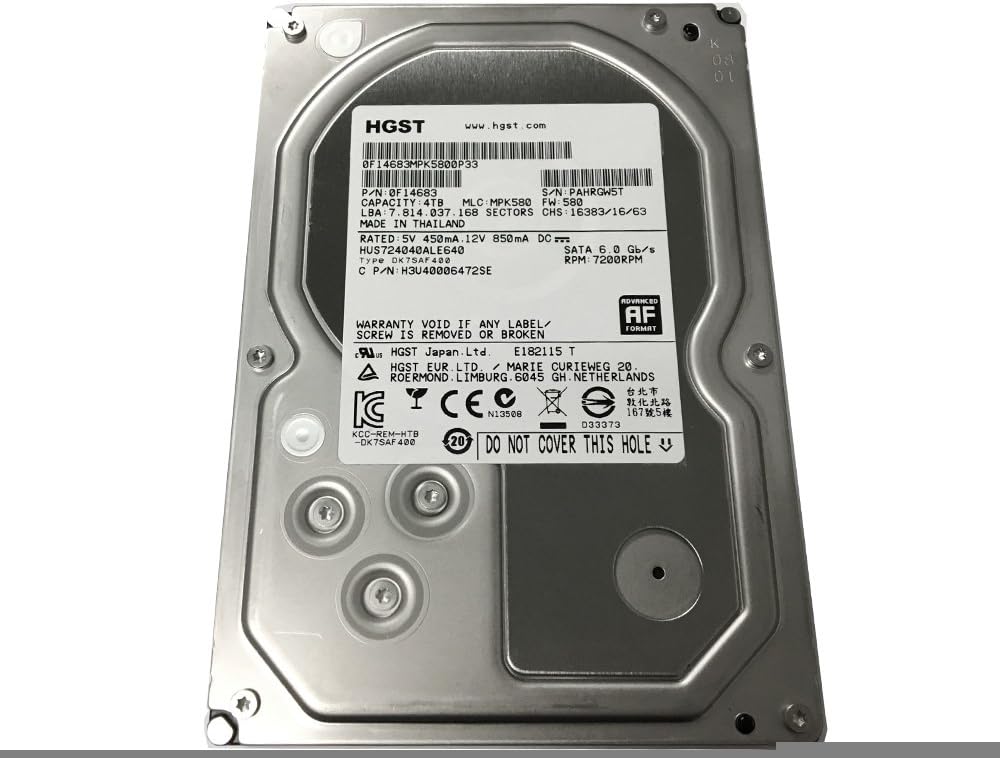 4TB 7200 RPM 64MB Cache SATA 6.0Gb/s 3.5 Internal Hard Drive S55315