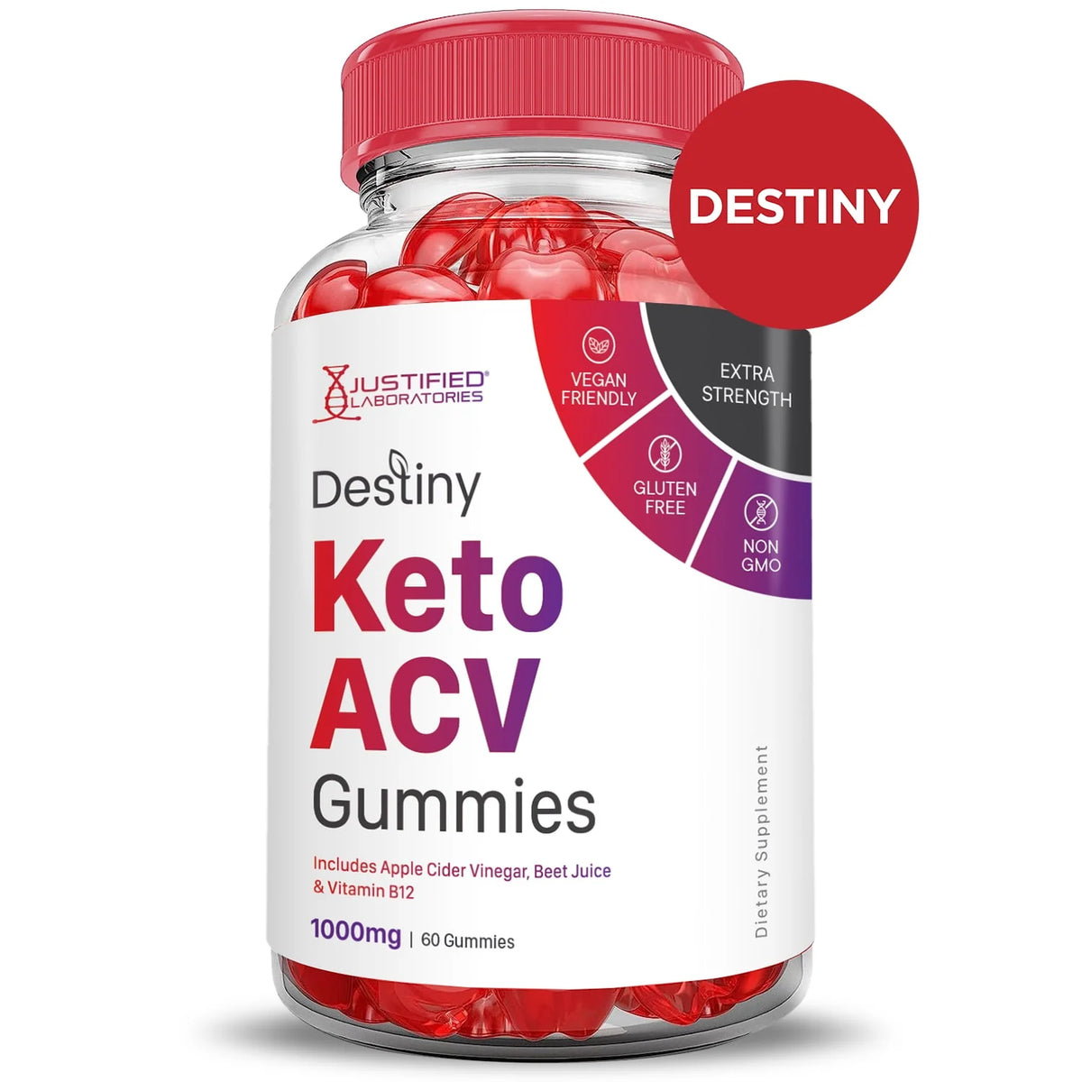 1000MG Dietary Supplement 60 Gummies R313563
