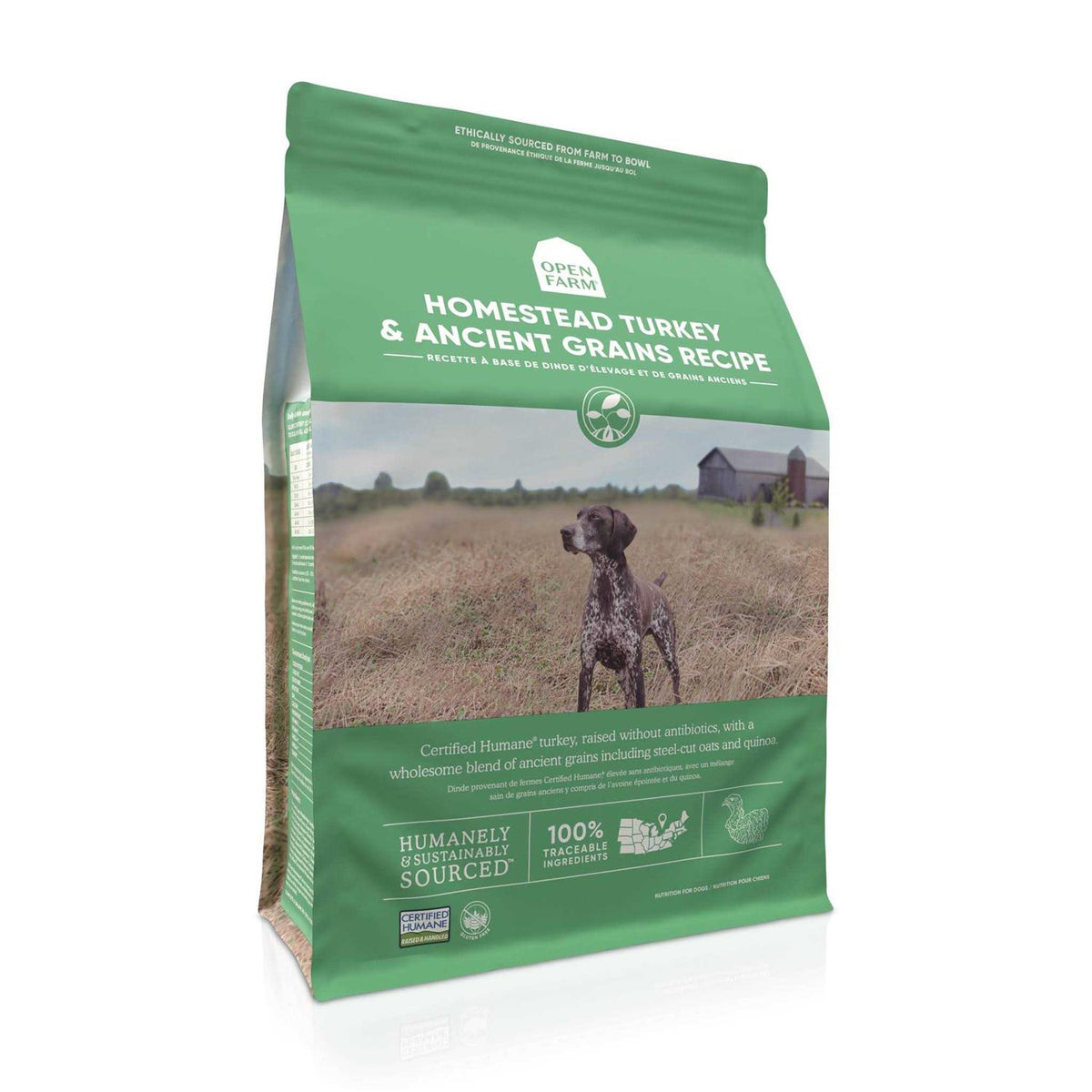 Turkey Ancient Grains Dry Dog Food H2181