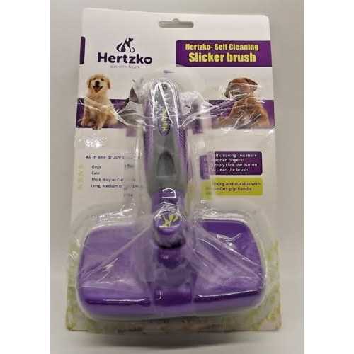 Self-Cleaning Dog & Cat Slicker Brush U32302