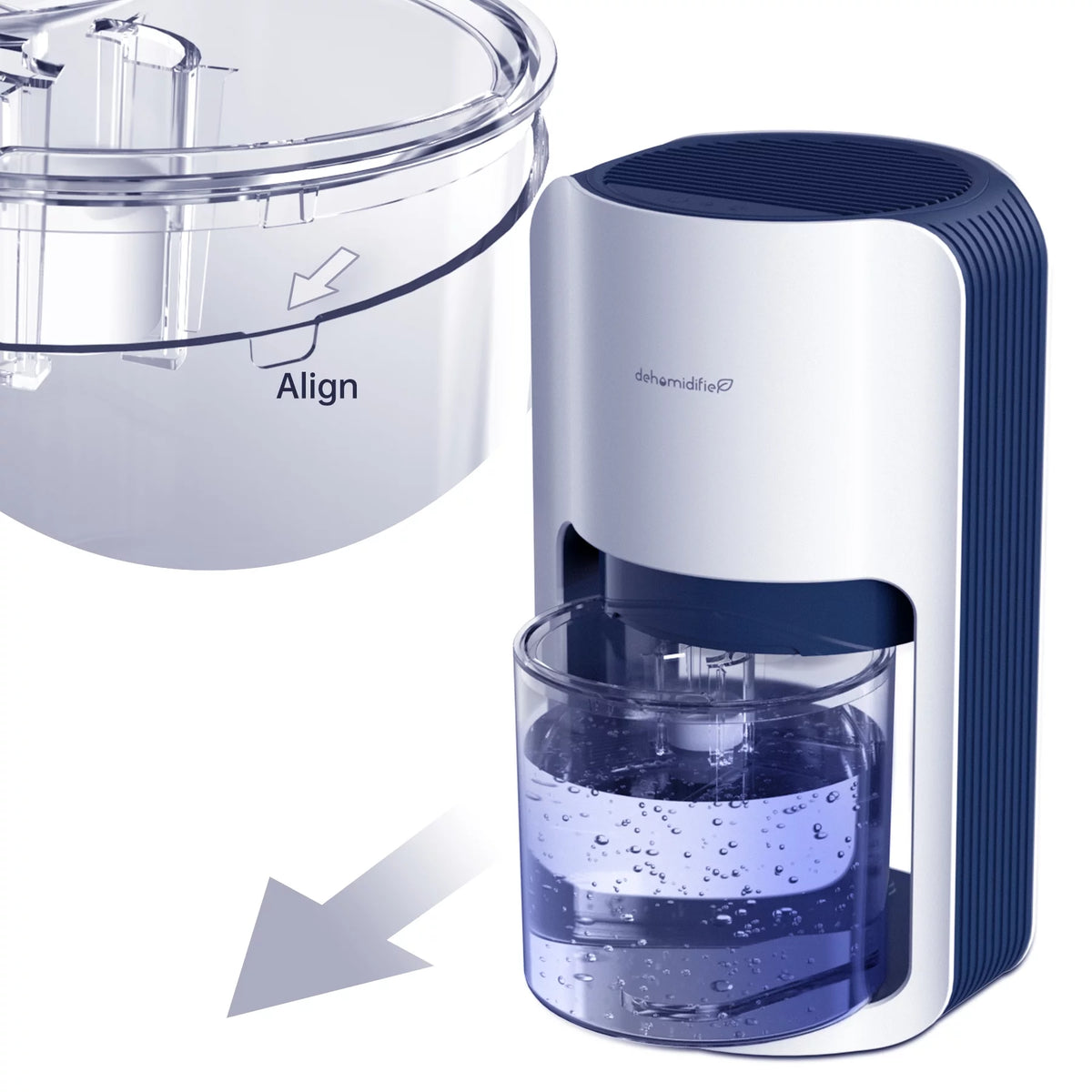 1200ML Portable Quiet Dehumidifier S1705