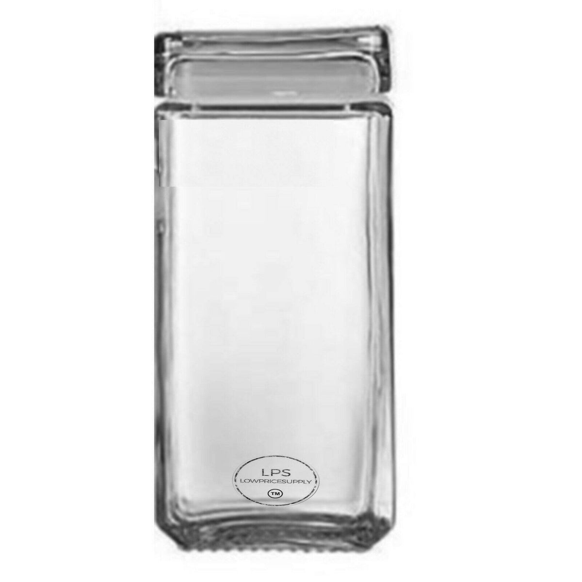1.5 Quart Clear Glass Storage Jar Set of 4 P840