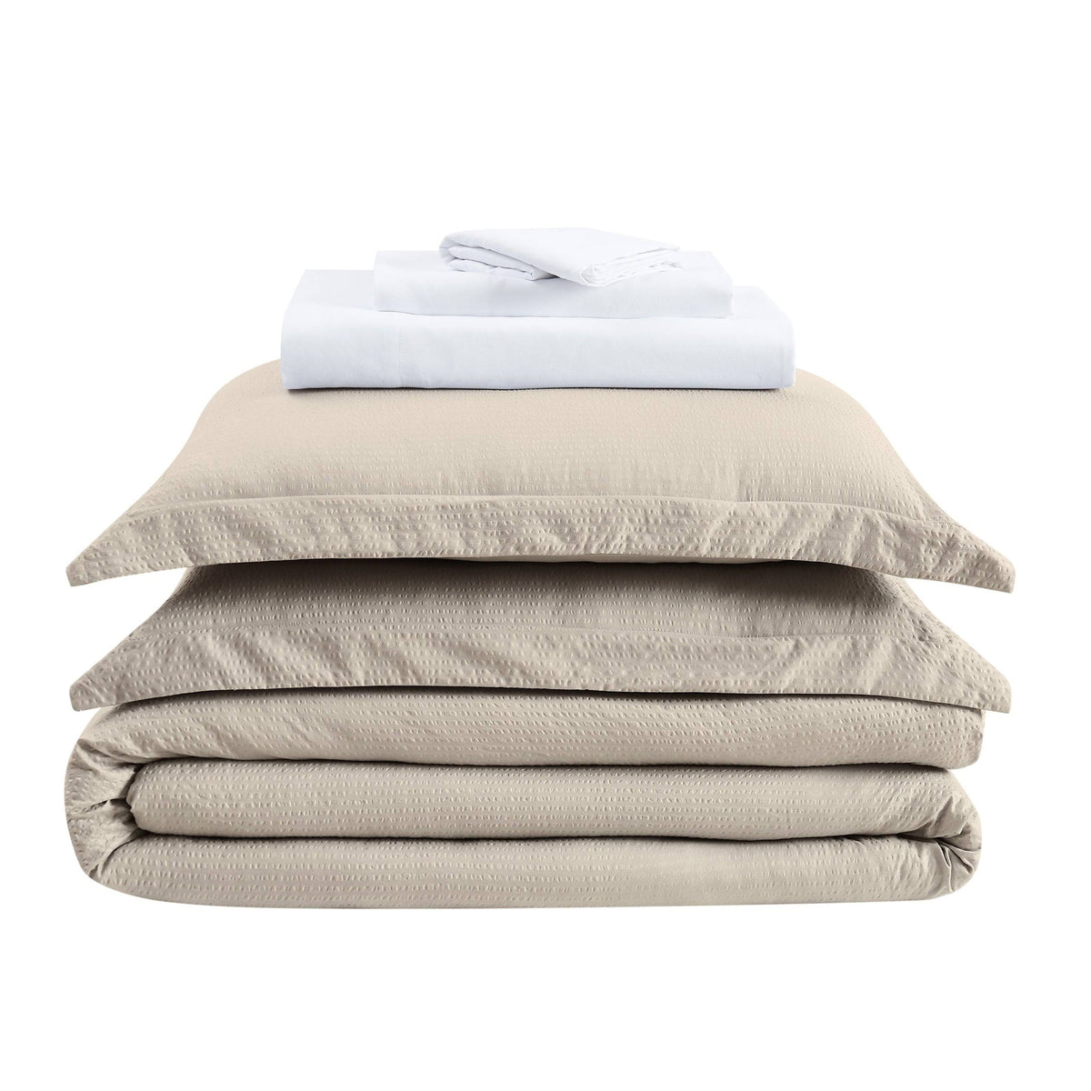 Khaki Full 7 Piece Bed in A Bag B445