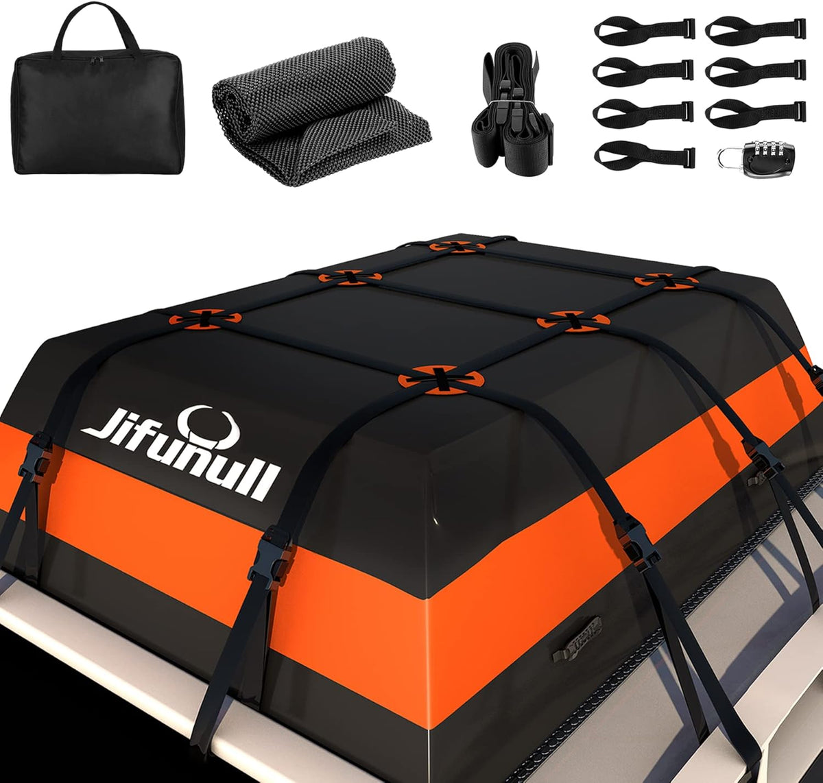 21 Cubic Feet Waterproof Soft-Shell Rooftop Cargo Carrier Bag R989