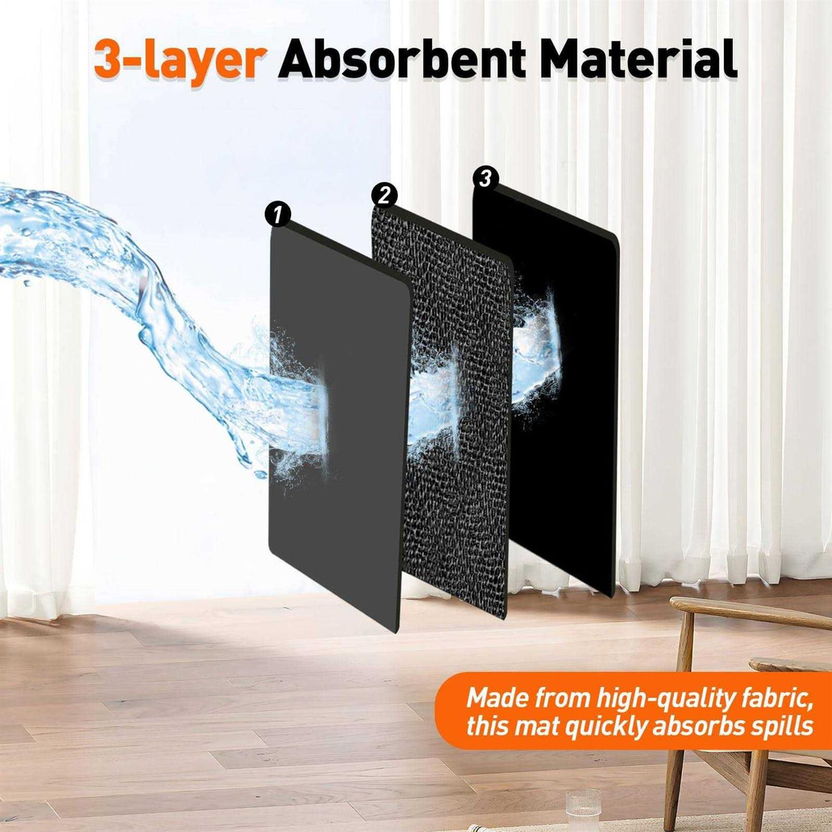 16 x 24 Inch Pet Feeding Mat D791