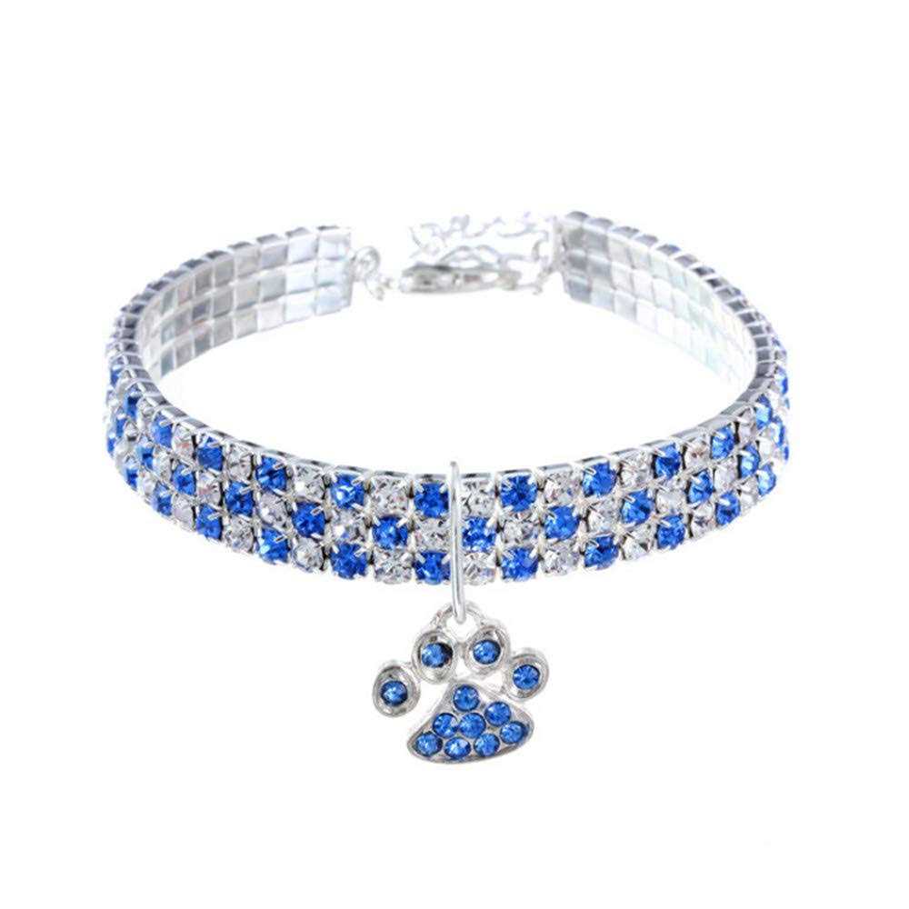 Adjustable Diamond Cat and Dog Collar H8396