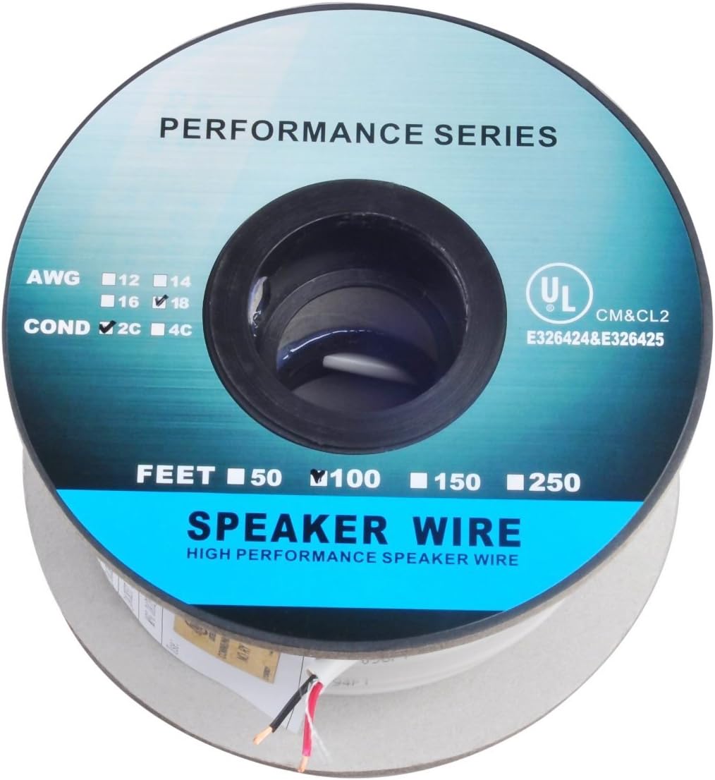 250 Feet 14AWG 2-Conductor Loud Speaker Cable U723011