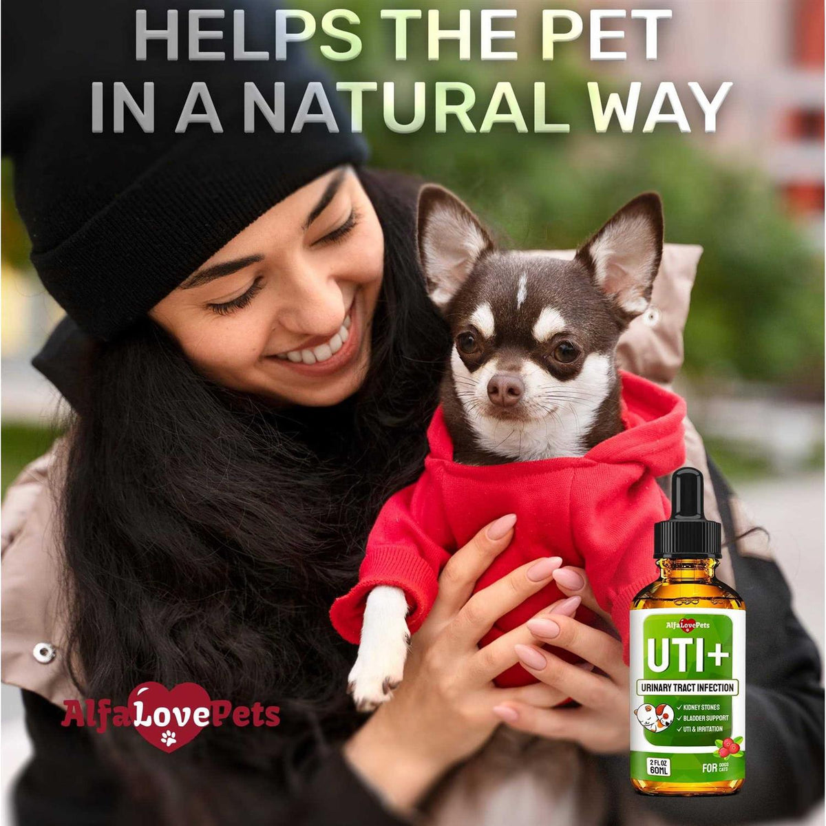 Natural Kidney Support for Dog Uti Cat Uti Canine Urinary Tract Care Wcranberry N145757