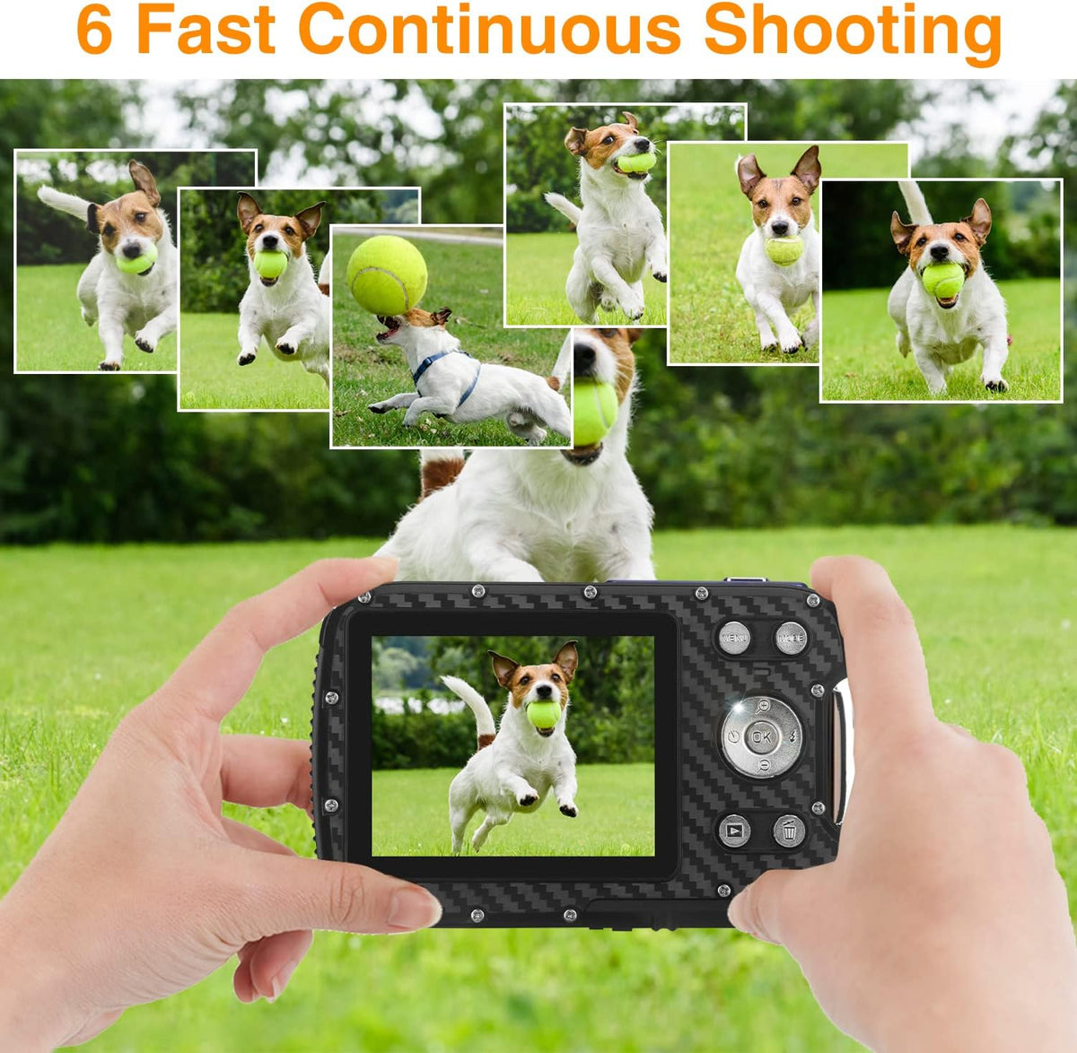 Waterproof 1080P 21MP Kids Digital Camera R603389