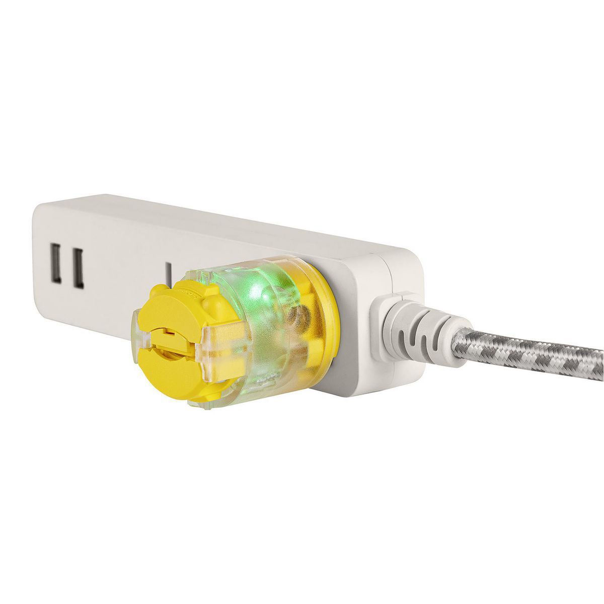 15 Amp Light Up Male Plug Z713