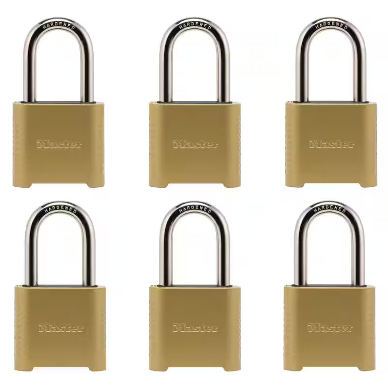 Outdoor Combination Lock 6 Pack F188