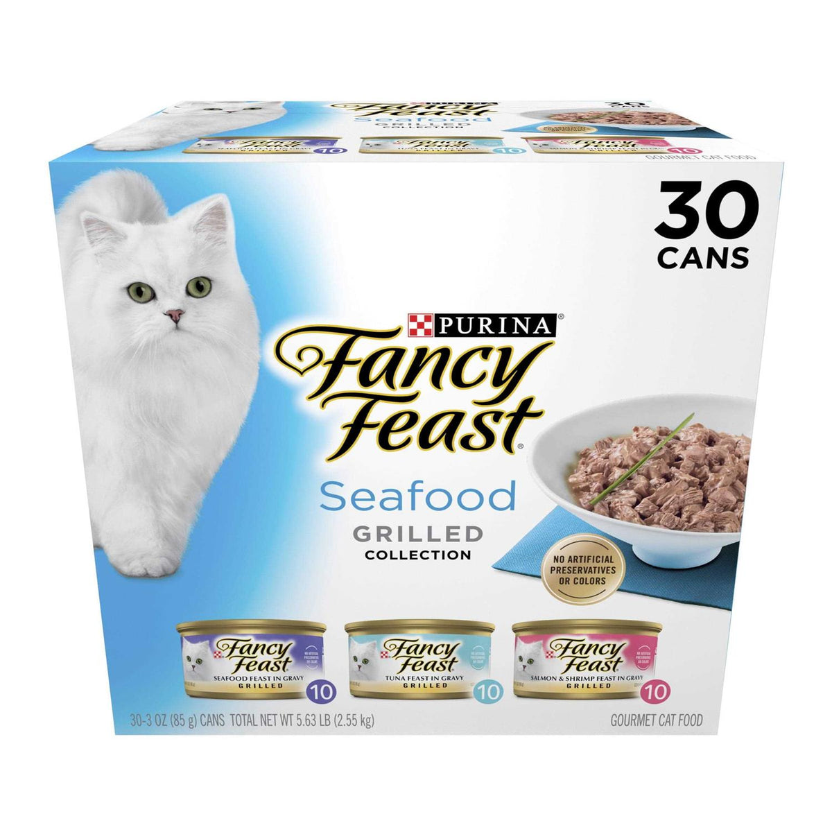 Wet Cat Food Variety Pack Seafood Grilled Collection R6389