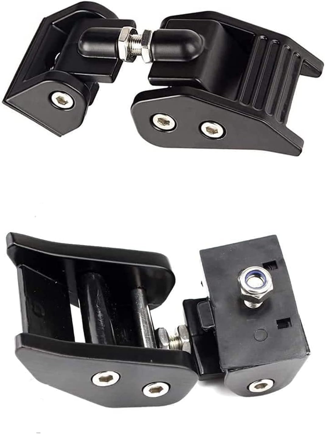 1 Pair Black Aluminum Hood Latches T982123