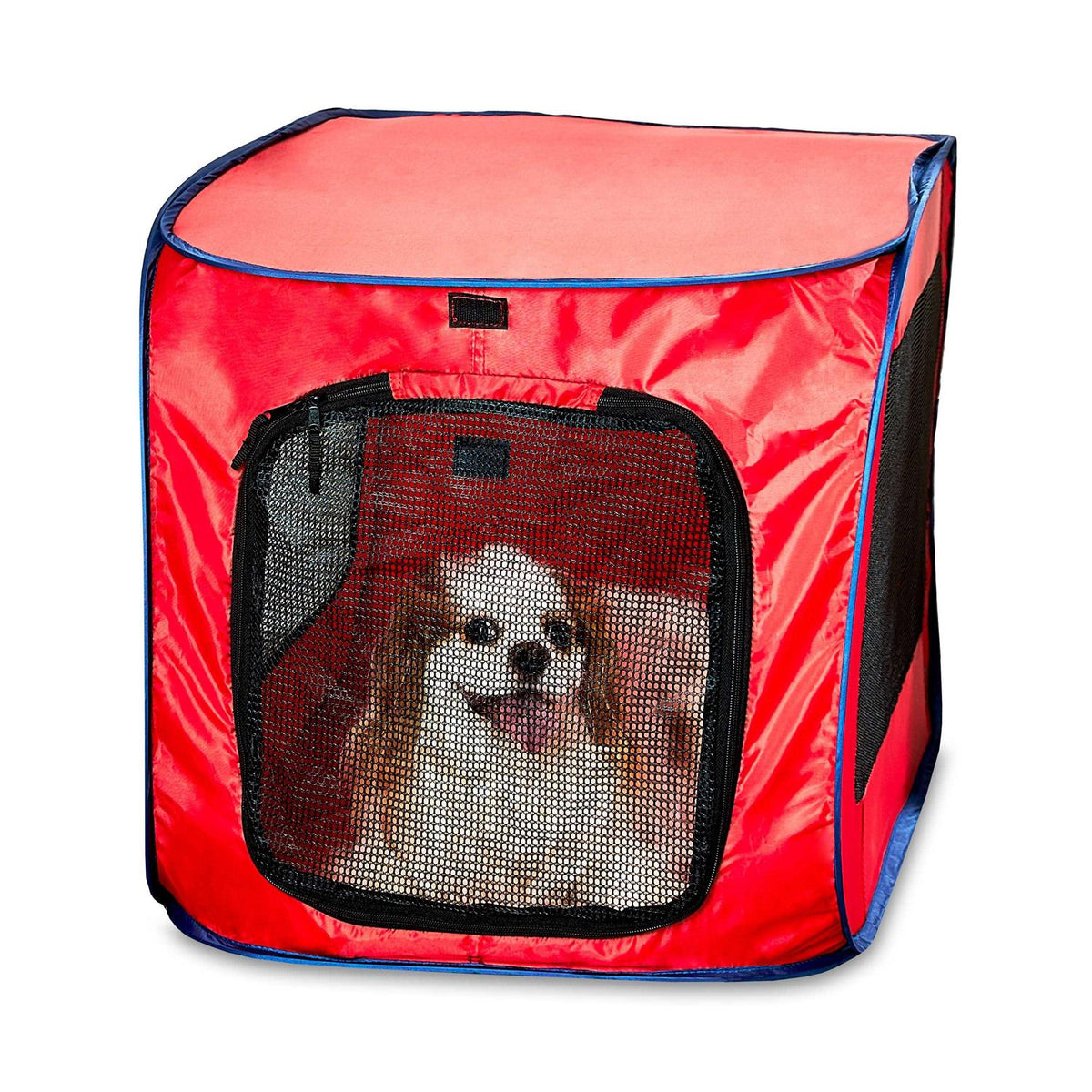 Soft-Sided 32 inch Pop-up Mesh Pet Kennel B3599
