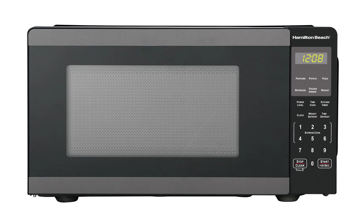 0.9 Cu ft 900 Watts Stainless Steel Countertop Microwave Oven D481