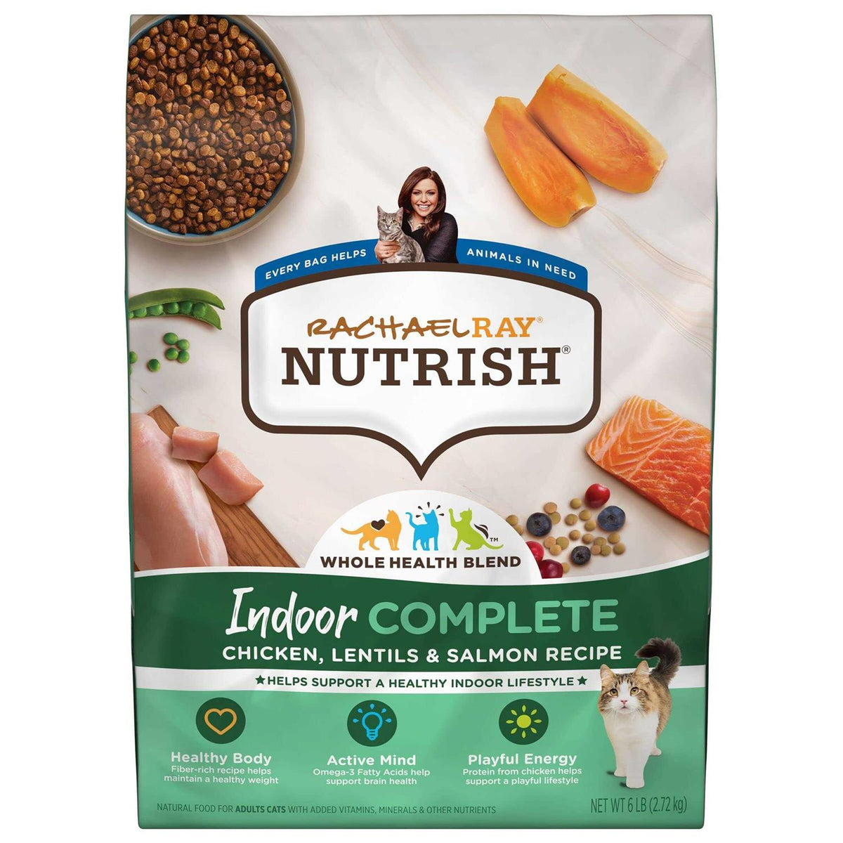 Chicken with Lentils & Salmon Dry Cat Food Y642654