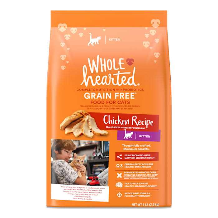 Grain Free Chicken Recipe Dry Kitten Food R816