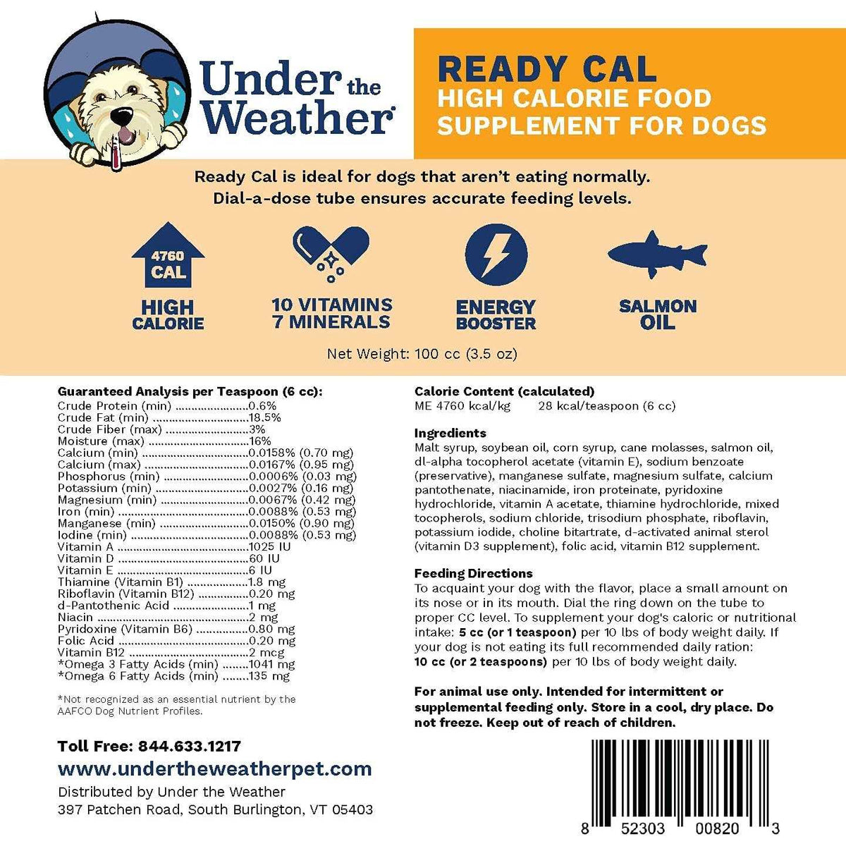 High-Calorie Supplement for Dogs V1455
