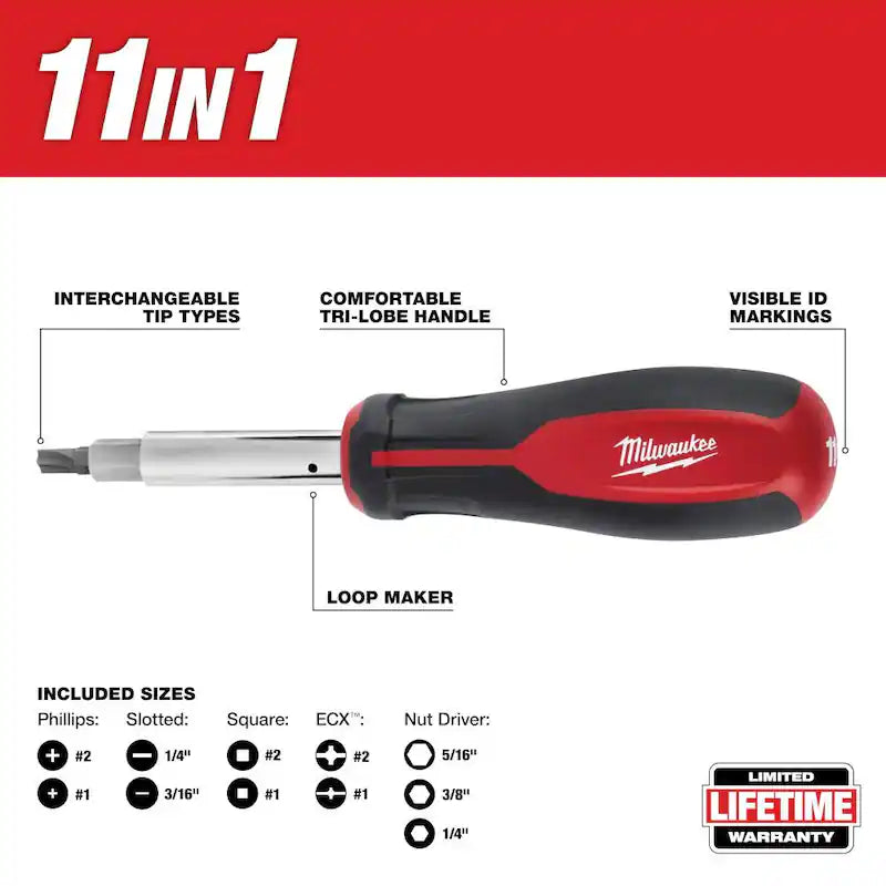 11-in-1 Multi-Tip Screwdriver T319