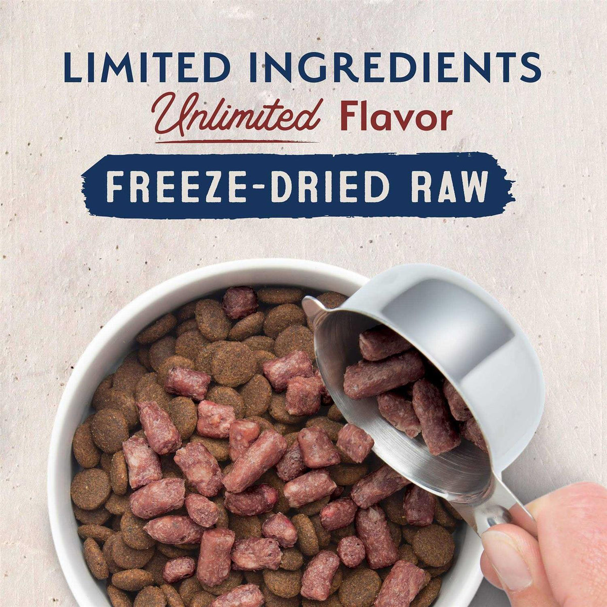 Limited Ingredient Beef & Brown Rice Freeze-Dried Dog Food Q913813