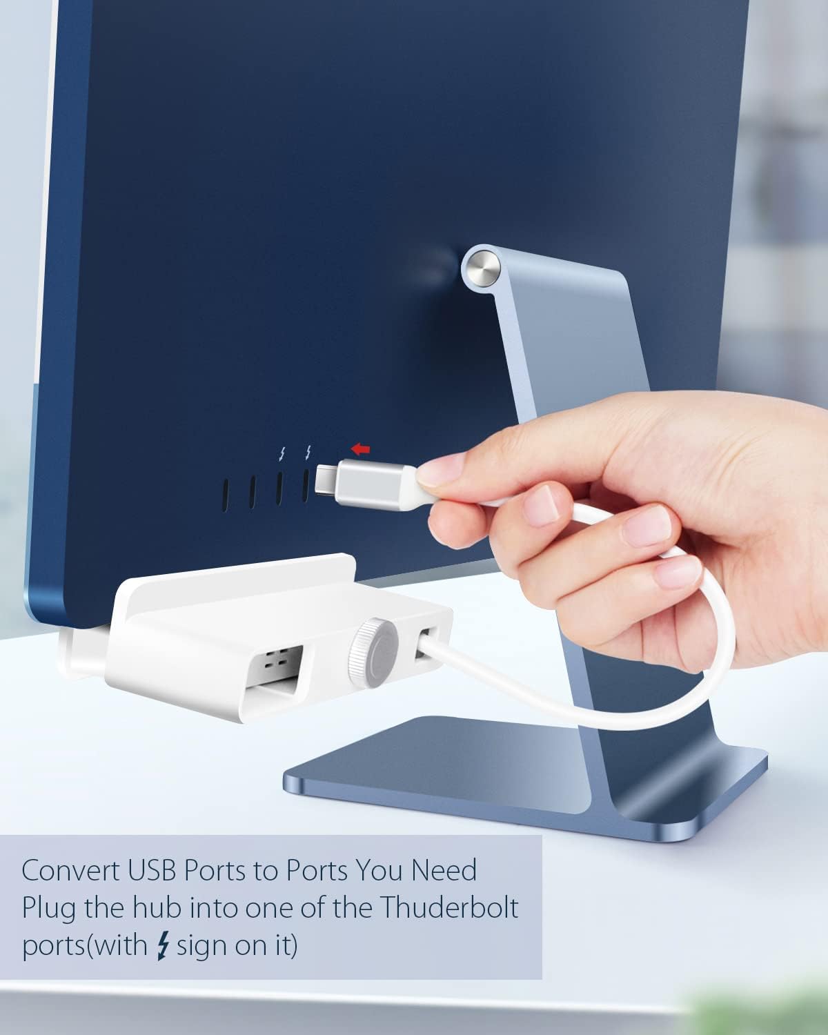 6 in 1 USB C Hub with USB 3.0 Port, Micro/SD Card Readers R1352