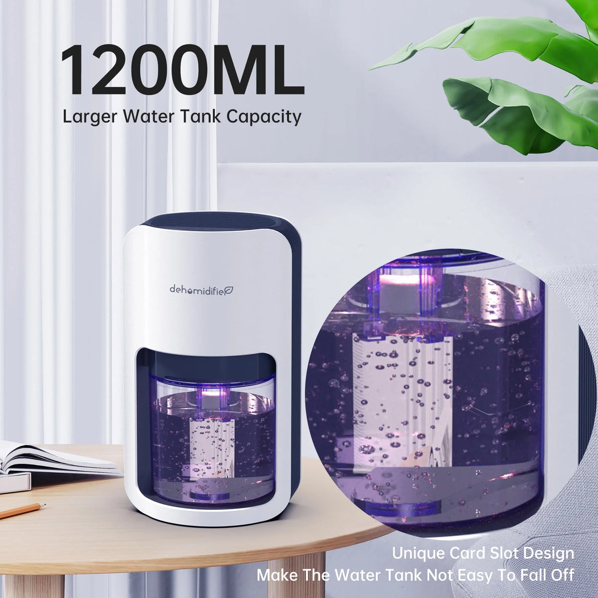 1200ML Portable Quiet Dehumidifier S1705