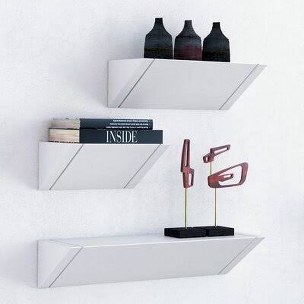 Black 3 Piece Floating Shelf Y265