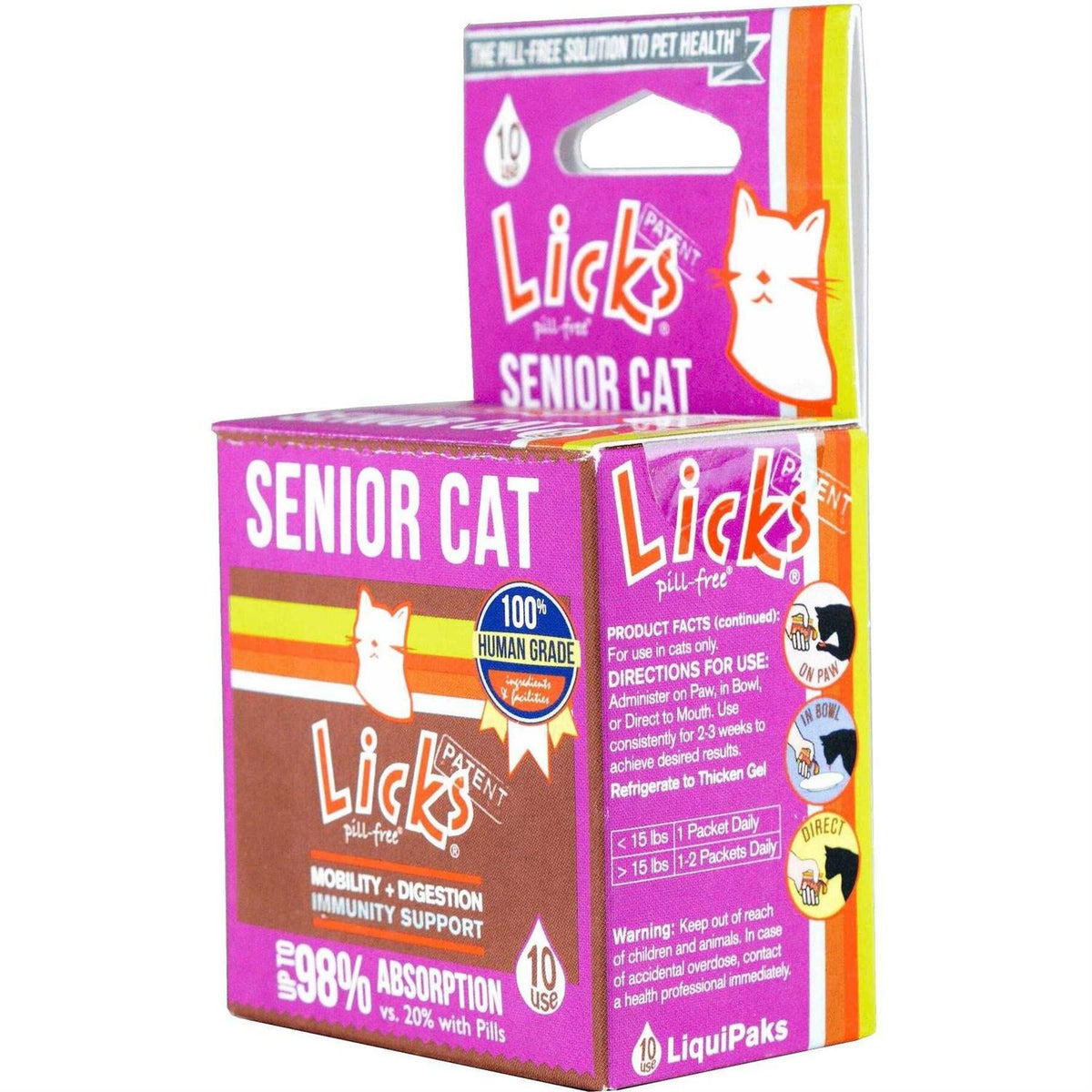 Senior Cat Joint Support & Digestion Supplement K9704