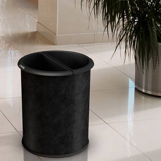 3.2 Gallon Black Trash Can S76620