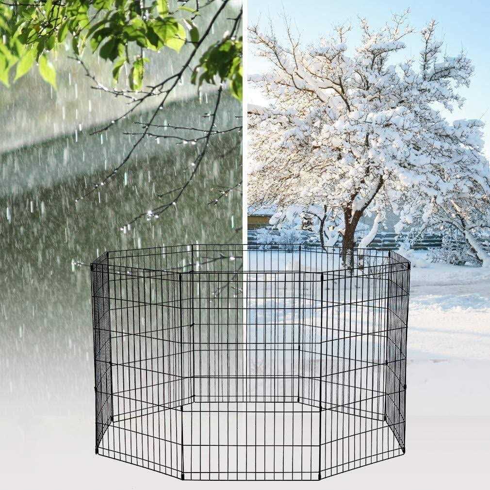 24/30/36/42/48 inch 8 Panel Dog Pen with Door H742