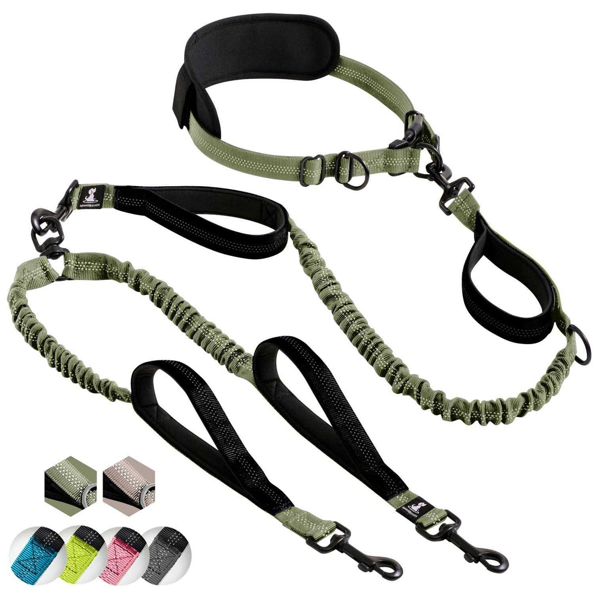 Hands Free Double Dog Leash C5639