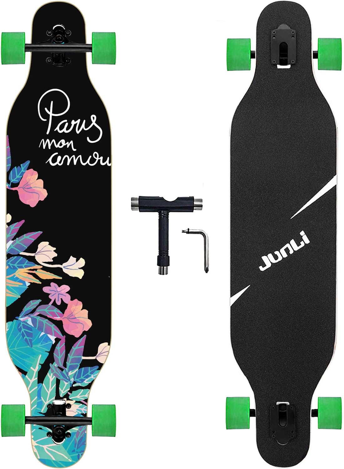 41 Inch Freeride Complete Skateboard Longboard W269467