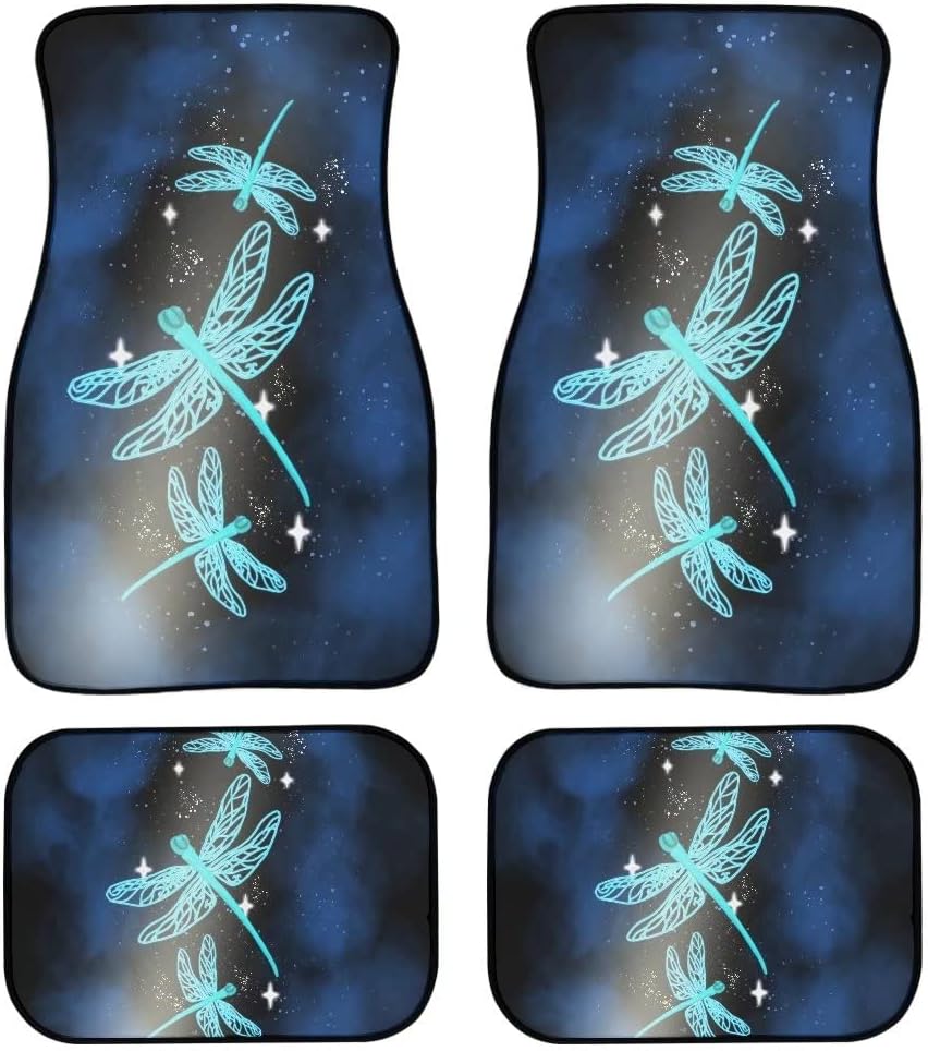 Black 4pcs Car Mat Set J14137
