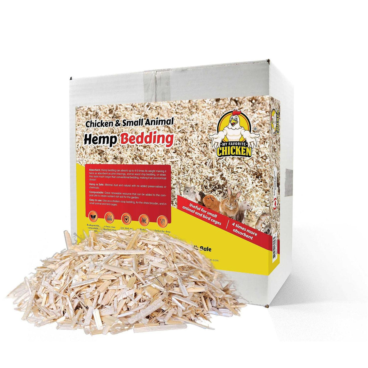 Hemp Bedding for Chicken Coop and Small Animal Litter P79864