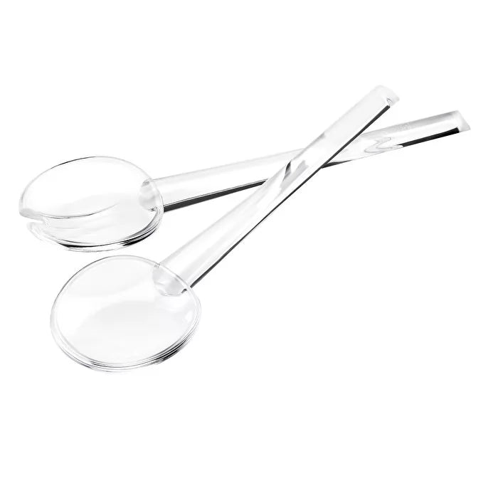 Clear Salad Servers V301