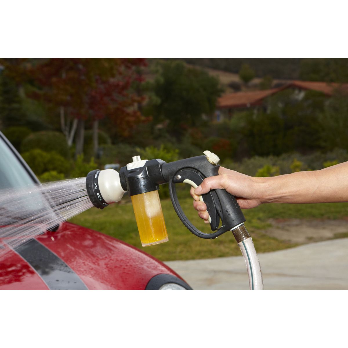 Car Wash Nozzle With Soap Dispenser X4252
