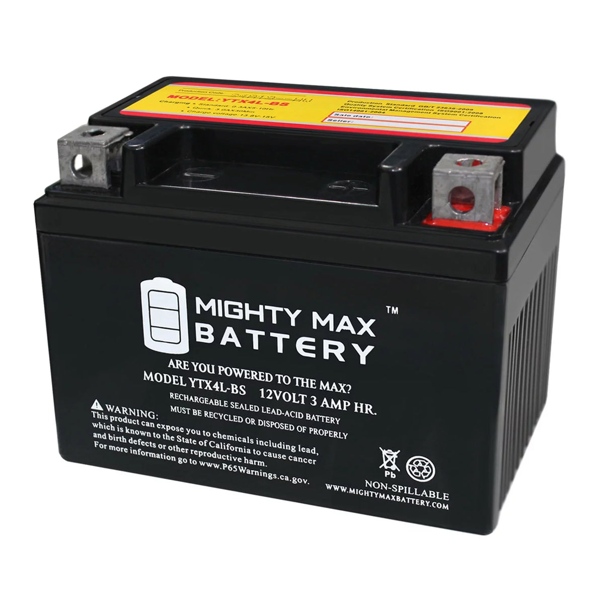 12VX4L SLA Battery P381