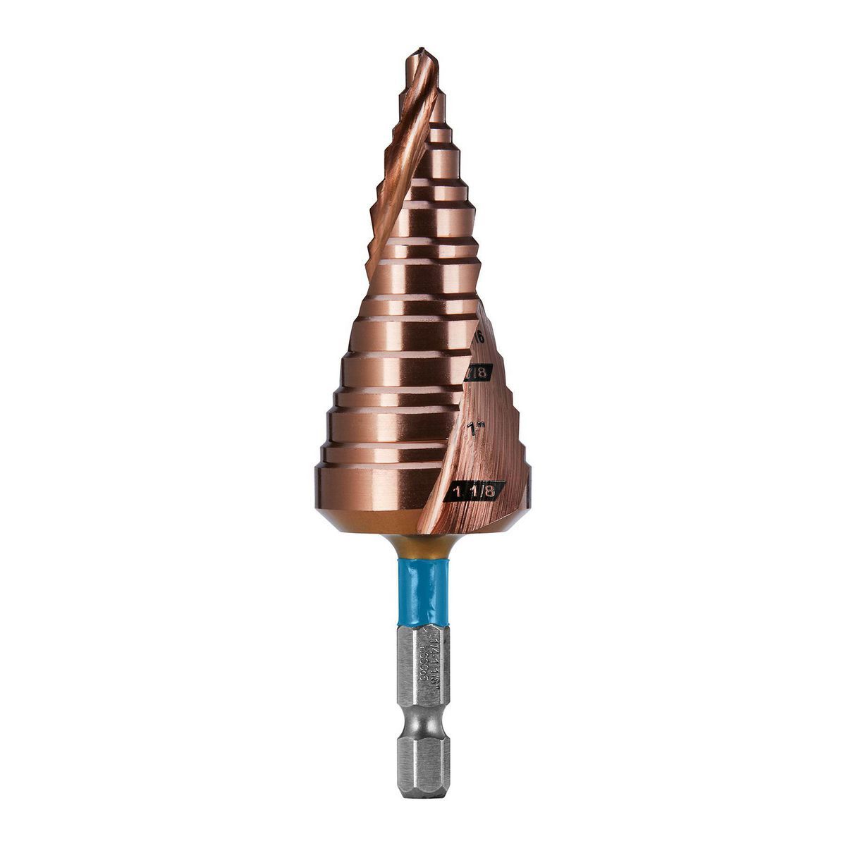 3/16 in. to 1-1/8 in. Cobalt Step Drill Bit D3068