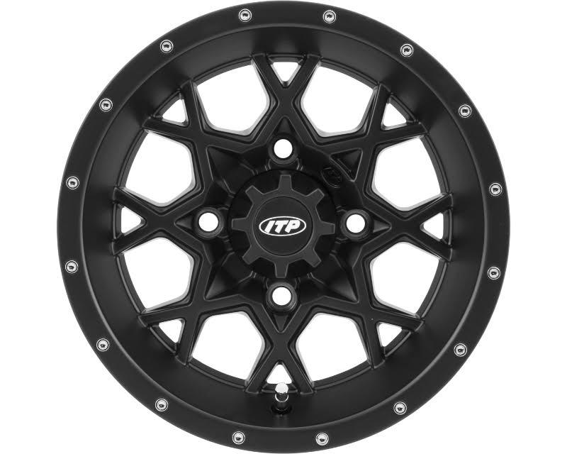 15x7 4x156 Matte Black Wheel D38362