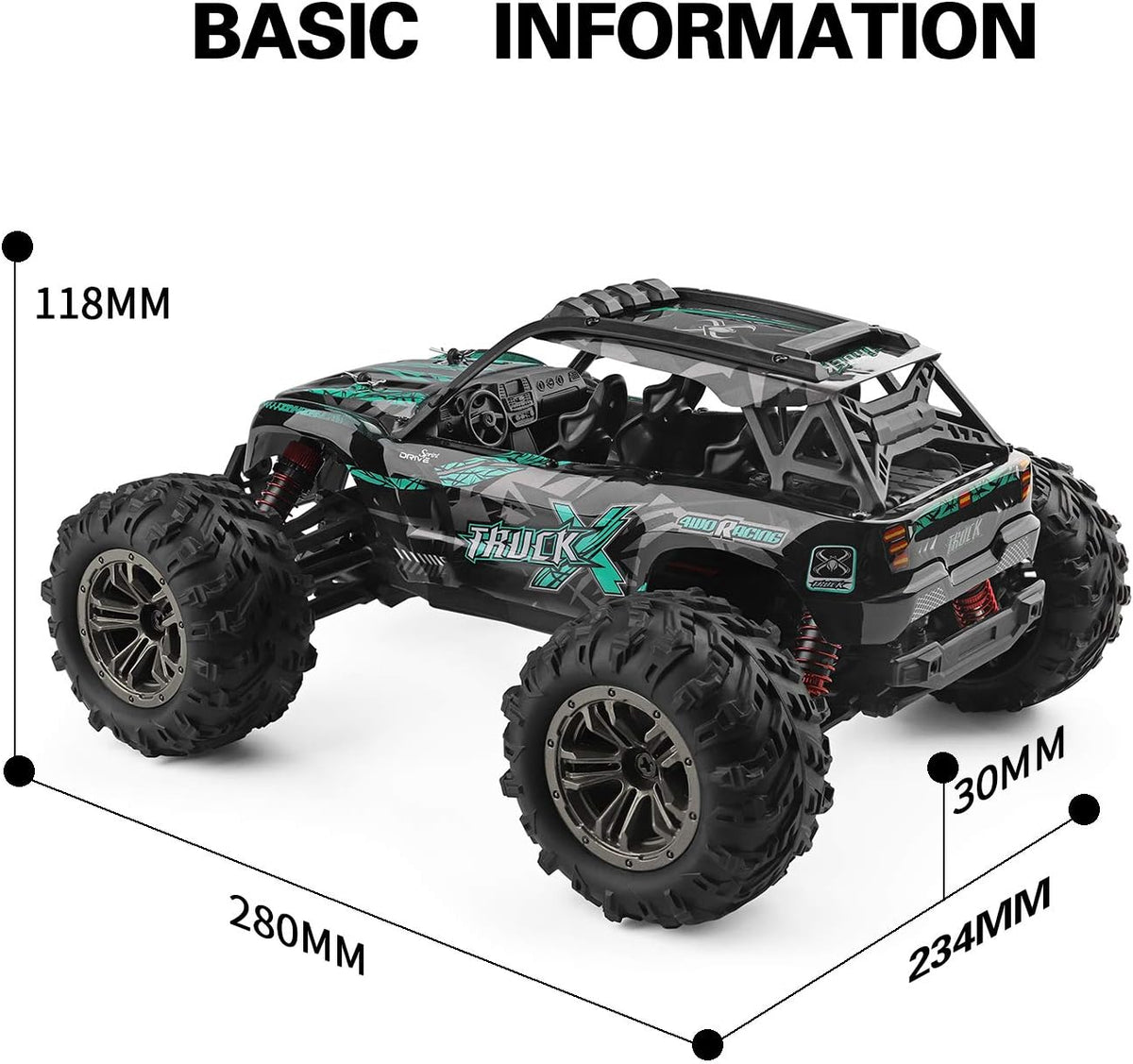 1:16 4WD Off-Road Remote Control Truck F32273