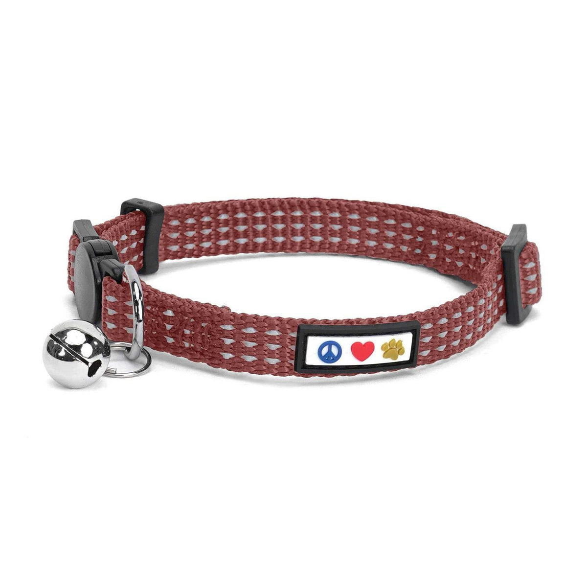 Cat Collar with Safety Buckle and Removable Bell R626811