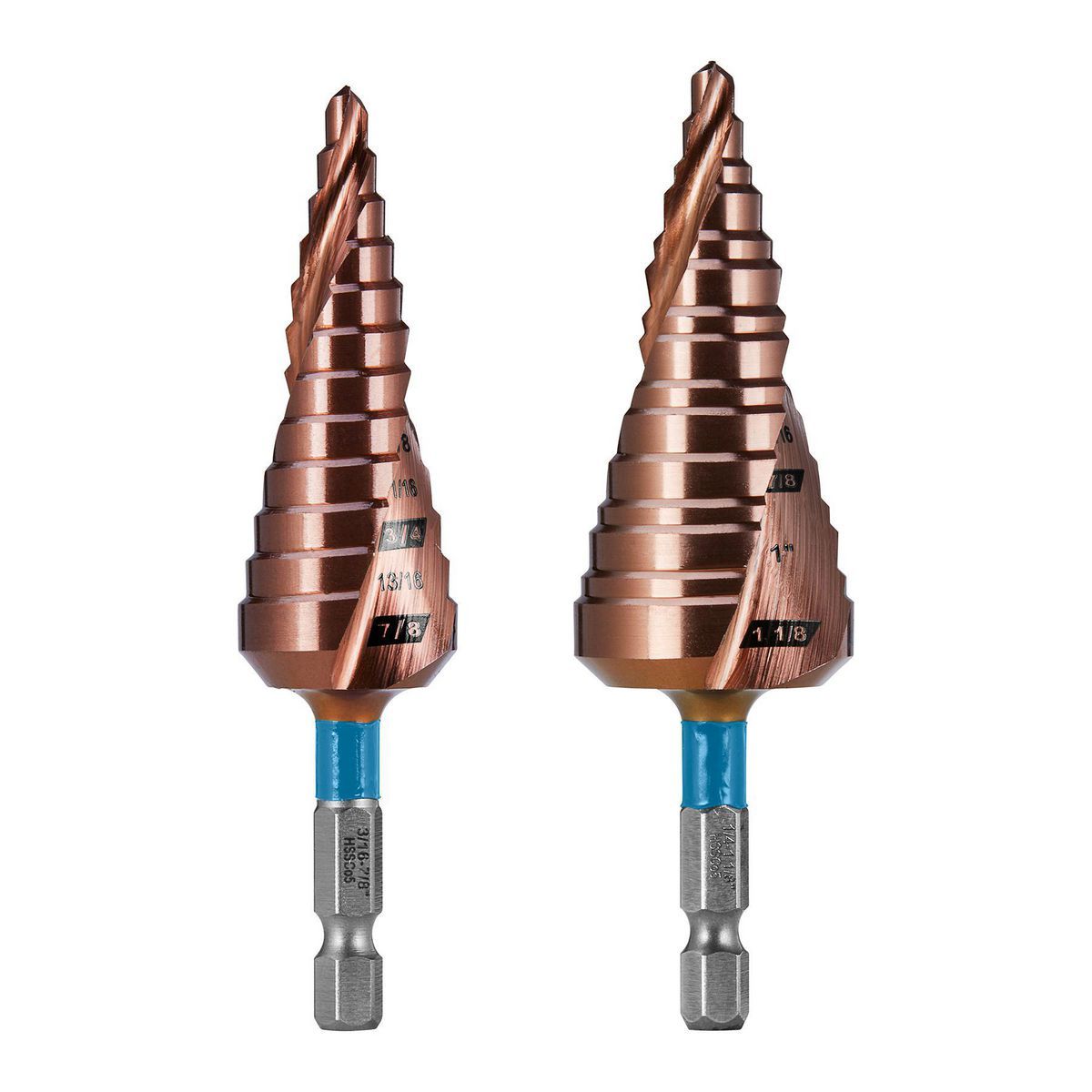 3/16 in. to 1-1/8 in. Cobalt Step Drill Bit D3068