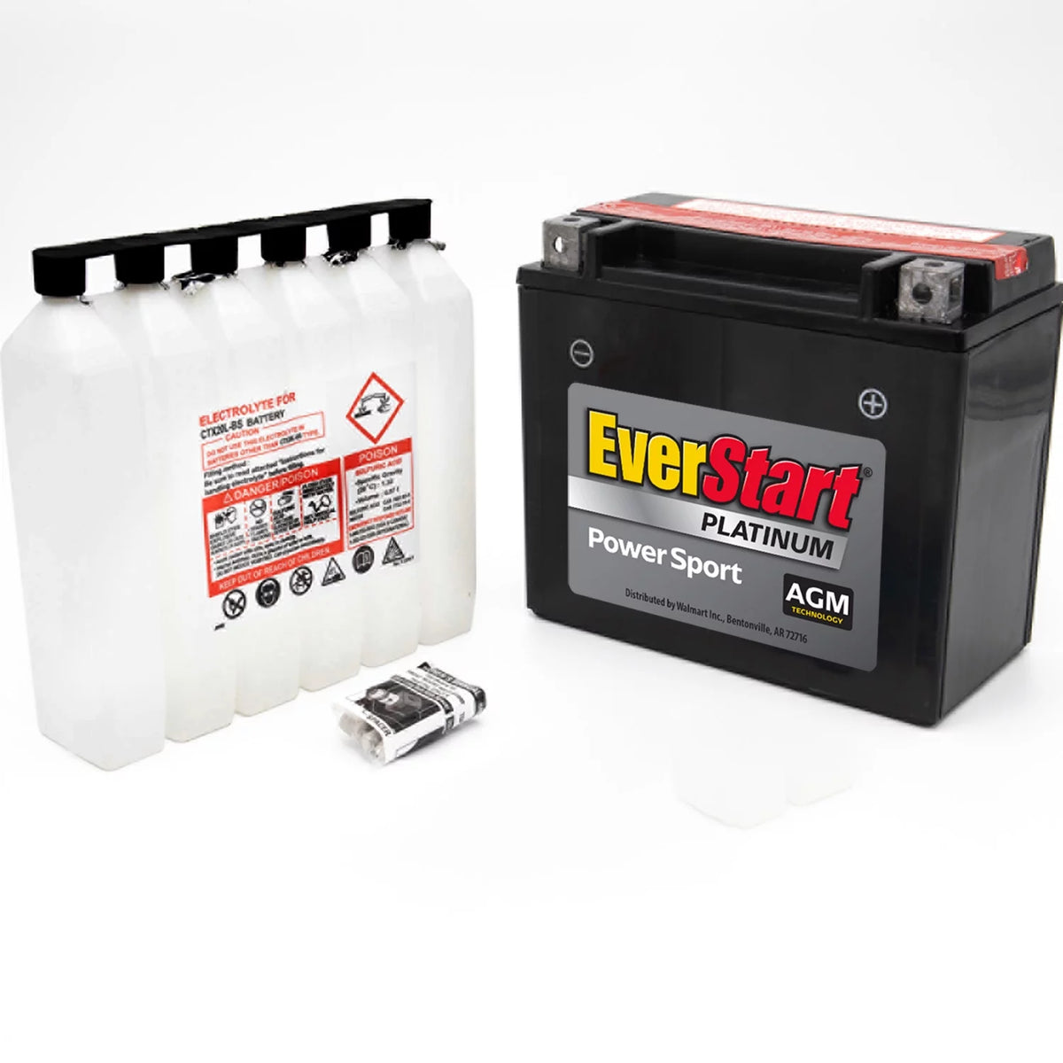 AGM PowerSport Battery Group Size 20LBS 12 Volt 270 CCA P857
