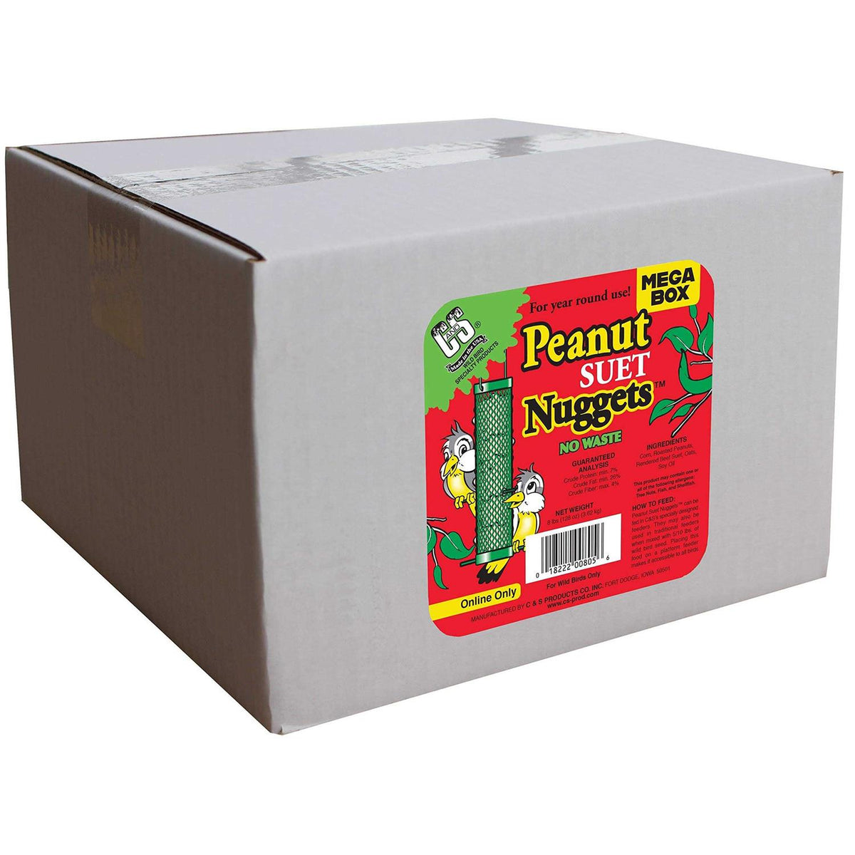 Peanut No-melt Suet Dough Nuggets F147743