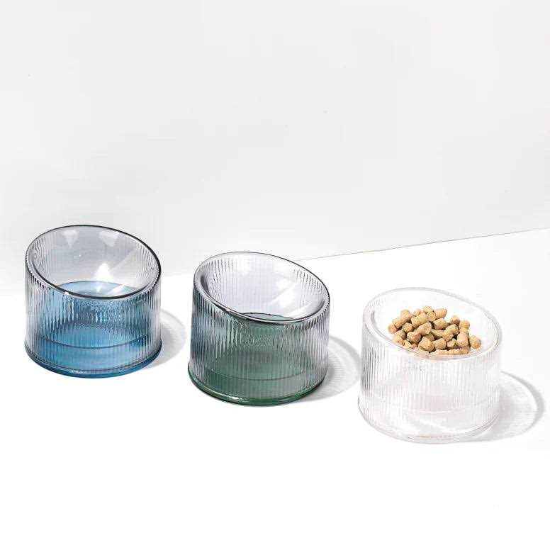 Handmade Glass Cat Bowl U34124