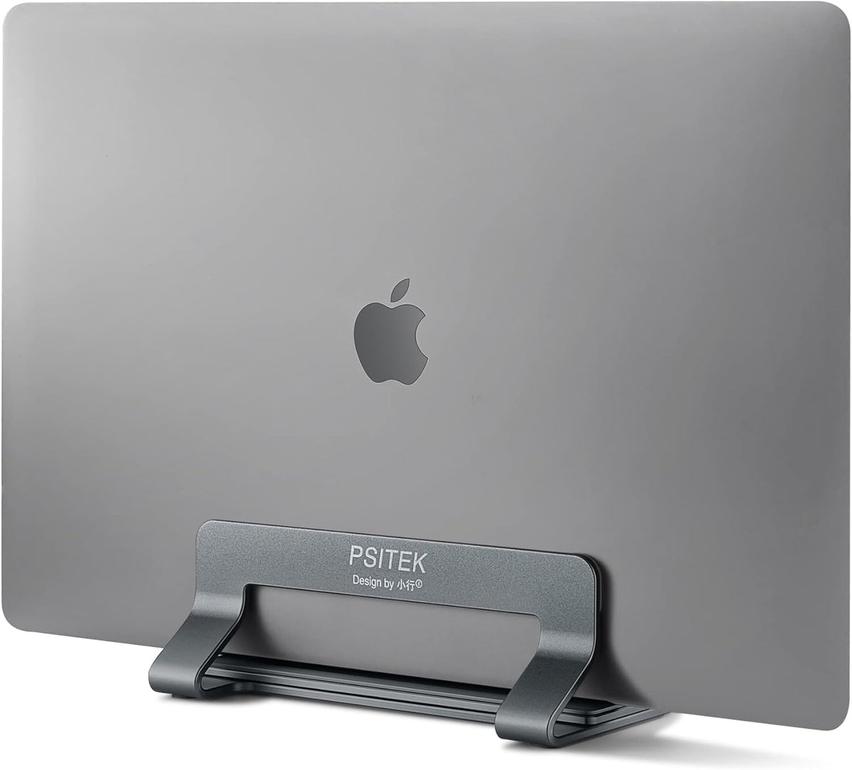 Vertical Laptop Stand Dock Holder, Adjustable Width, Aluminum Alloy, Pack of 2 K4154