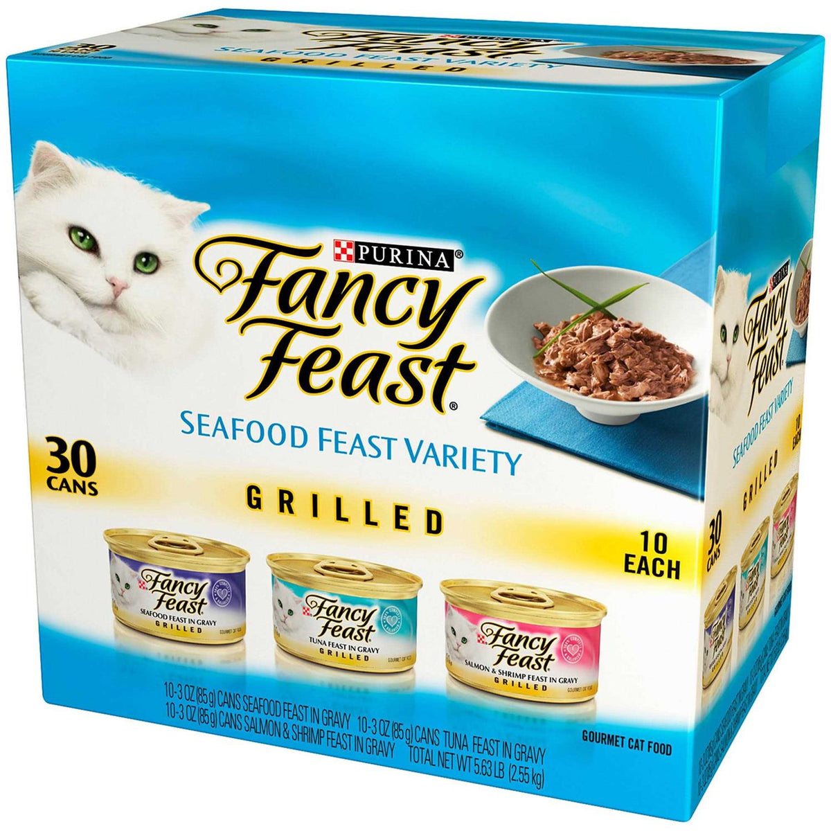 Wet Cat Food Variety Pack Seafood Grilled Collection R6389
